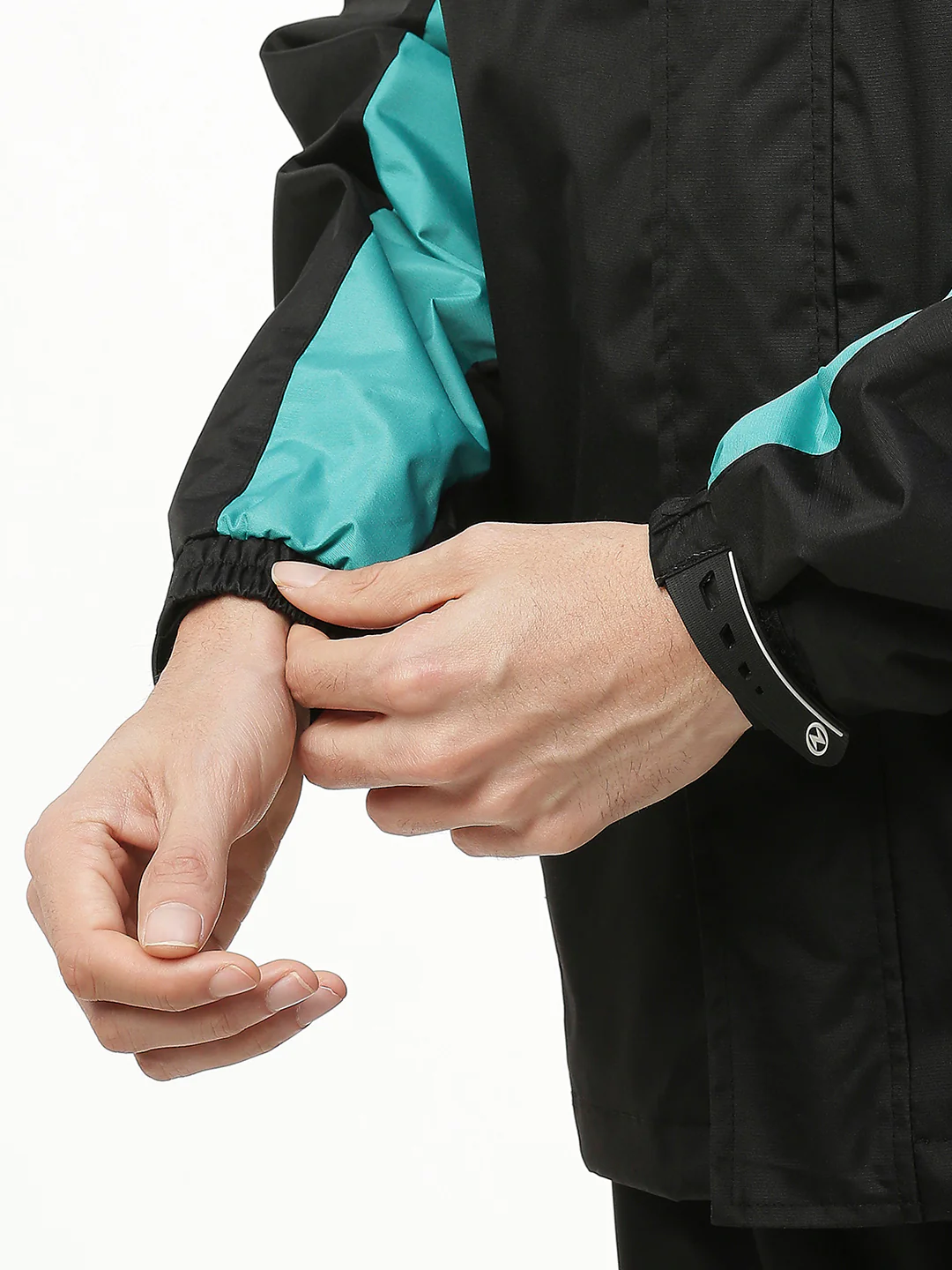 GO HIKE BLACK & GREEN RAINSUIT - Image 4