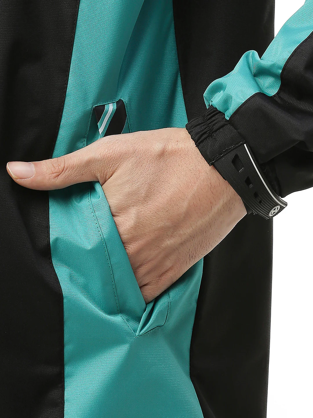 GO HIKE BLACK & GREEN RAINSUIT - Image 5