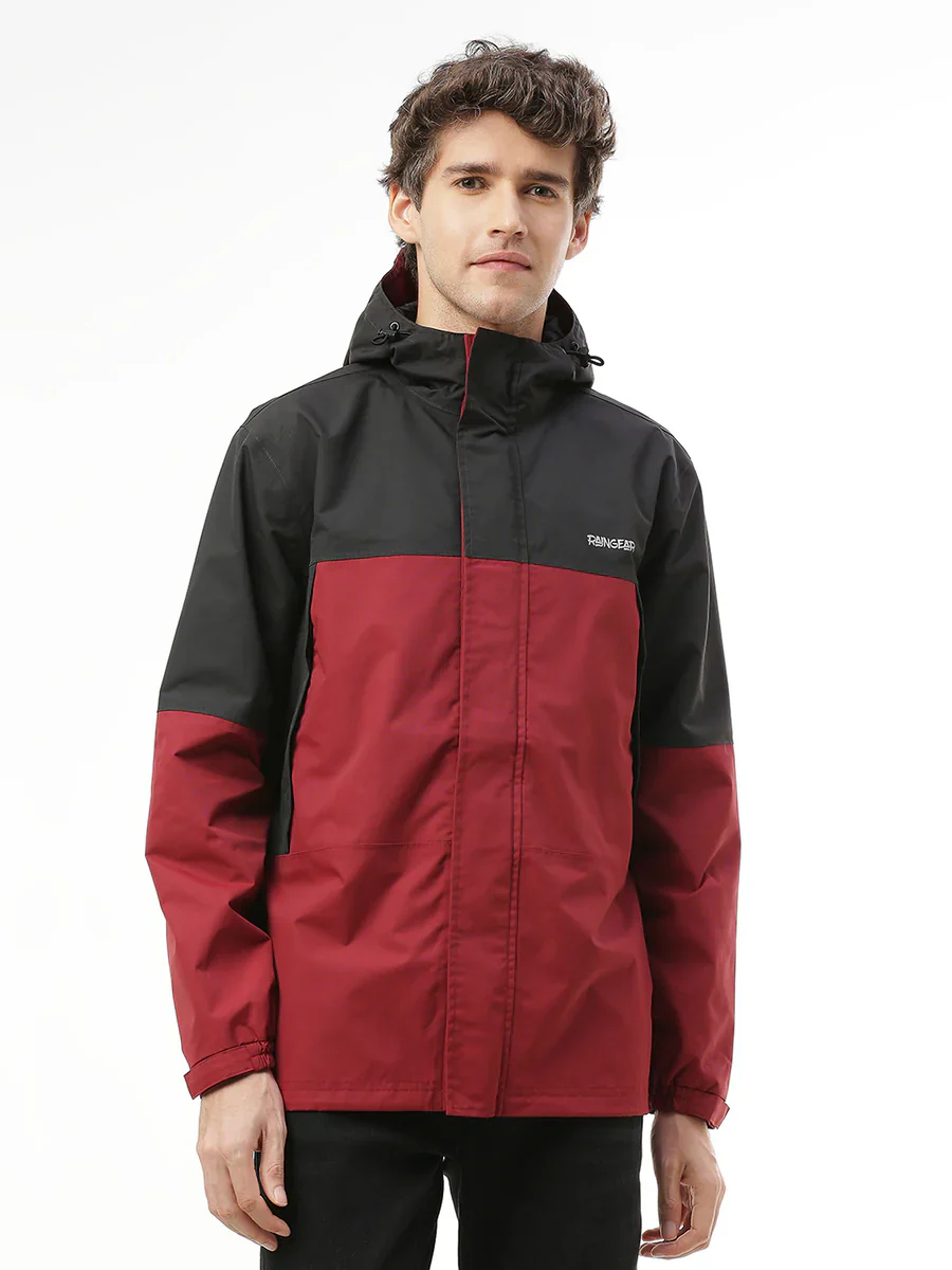 StormGuard Black Red Men's Rain Jacket