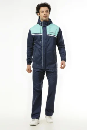 Active Sport Navy & Green Rainwear