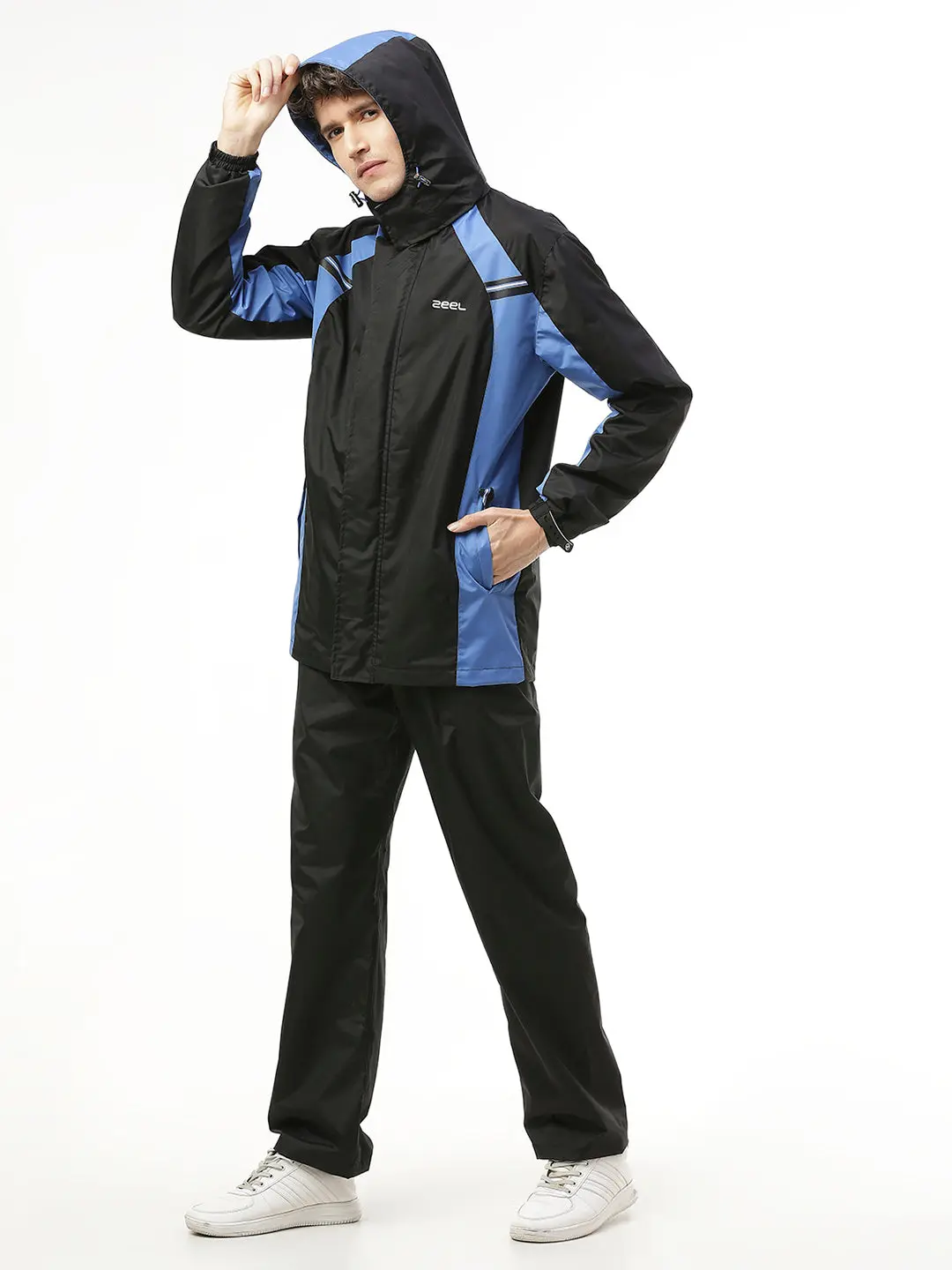 Go Hike Black & Blue Rainsuit - Image 5