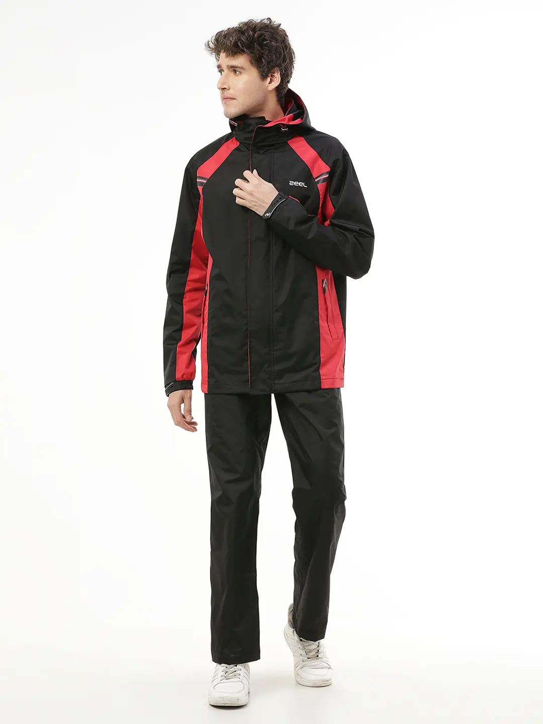Go Hike Black & Red Rainsuit - Image 2