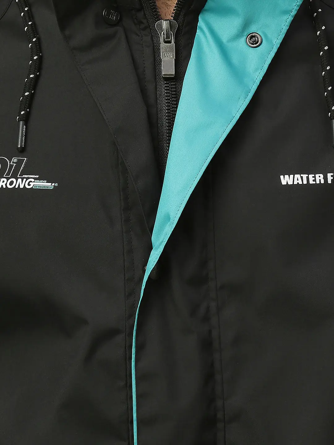 Midnight Black & Green Rainwear Set - Image 9