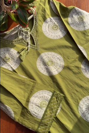 Premium Cotton Suit Set - Green